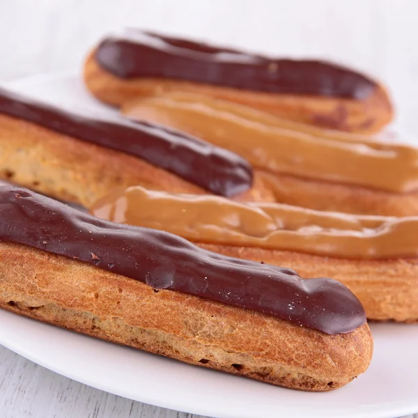 French pastry, eclair — Stock Photo, Image
