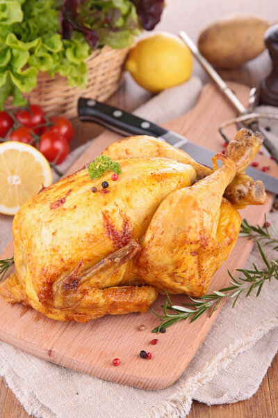 Жареная курица
