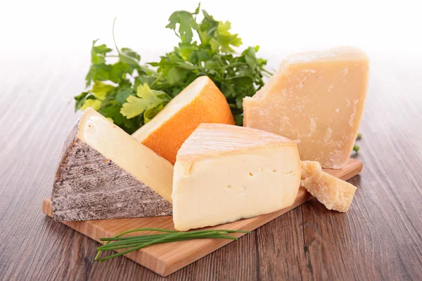 Cheese on board — Stock Photo, Image