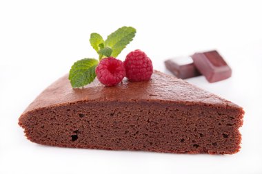 Çikolatalı kek ahududu