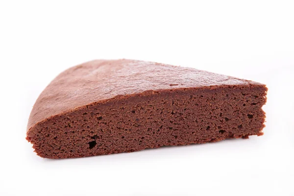 Čokoládový dort výseč — Stock fotografie