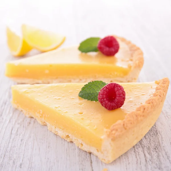 Lemon citrus tart — Stock Photo, Image