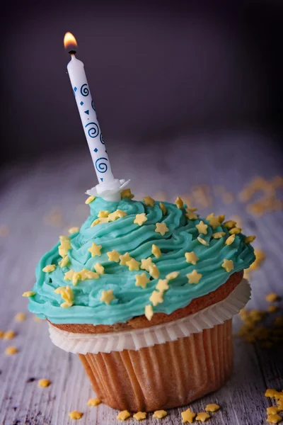 Cupcake birthday — Stock Photo, Image