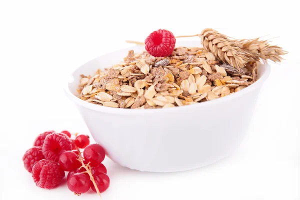 Müsli och bär — Stockfoto