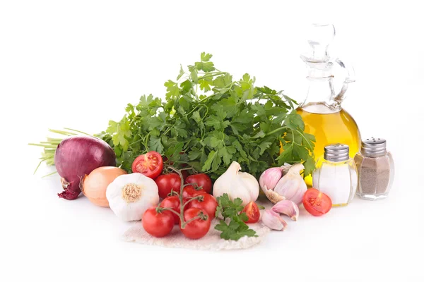Olio vegetale e olio da cucina — Foto Stock