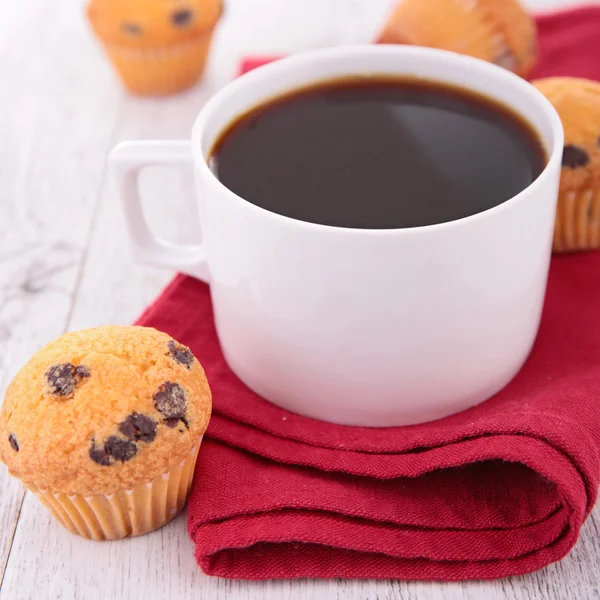 Café et muffins — Photo