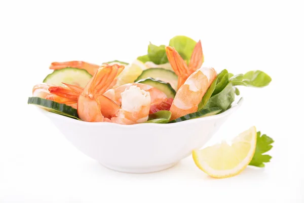 Shrimp salad — Stock Photo, Image