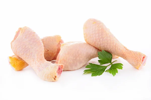 Noga kurczaka surowego — Zdjęcie stockowe