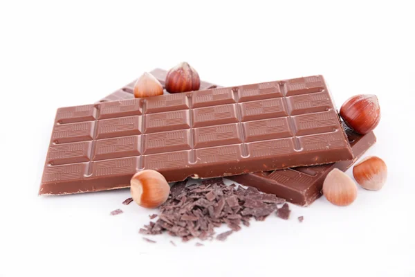 Čokolády a ořechů — Stock fotografie