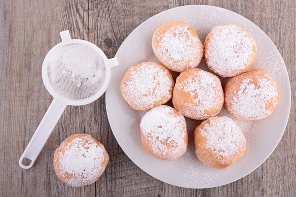 Plate of donuts — Stock Photo, Image