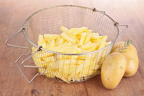 Raw french fries — Stock Photo, Image