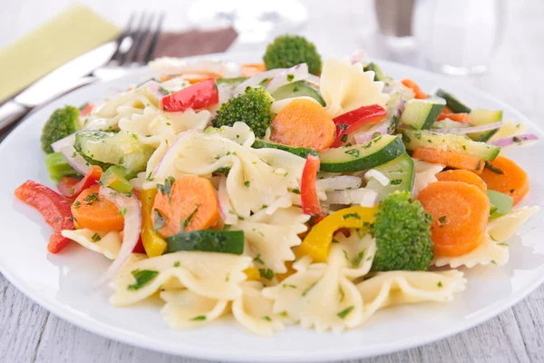 Pasta en groenten — Stockfoto