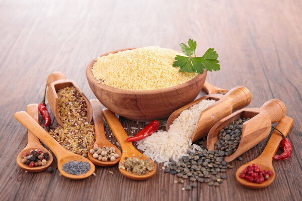 Cereals and spices