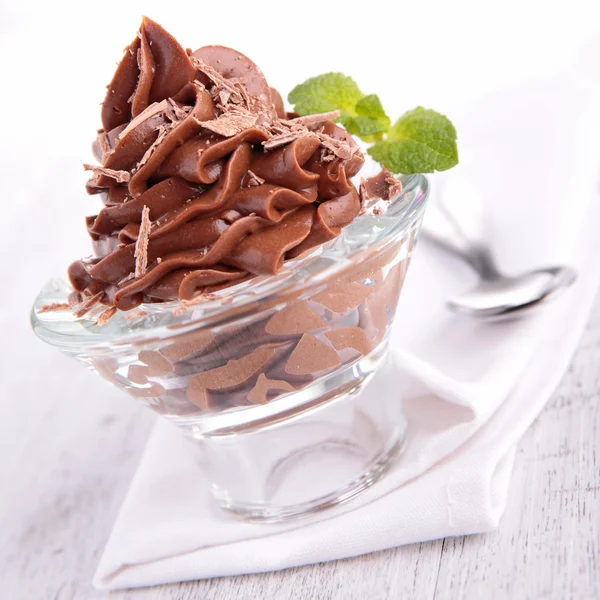 Chocolate mousse Stock Image