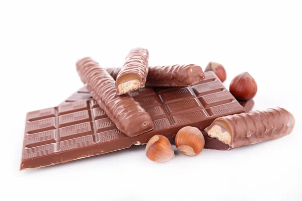 Čokolády a ingredience — Stock fotografie