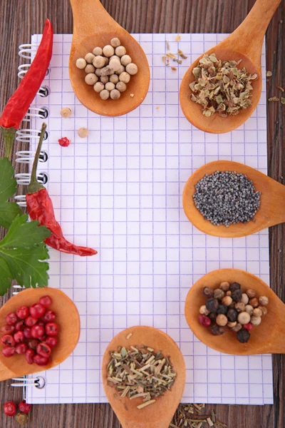 Various of spices — Stock Photo, Image