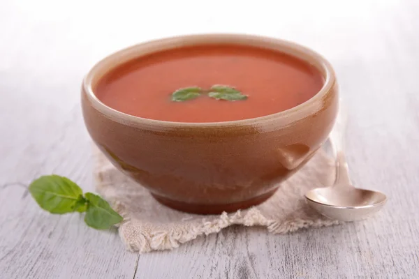 Томатний суп — стокове фото