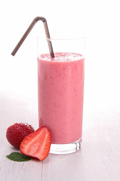 Çilekli Smoothie — Stok fotoğraf