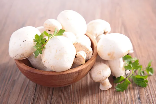 Raw mushrooms — Stock Image Raw mushrooms Royalty Free Stock Images