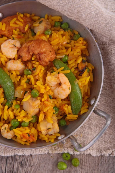 Läckra paella — Stockfoto