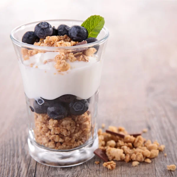 Blueberry dessert — Stock Photo, Image