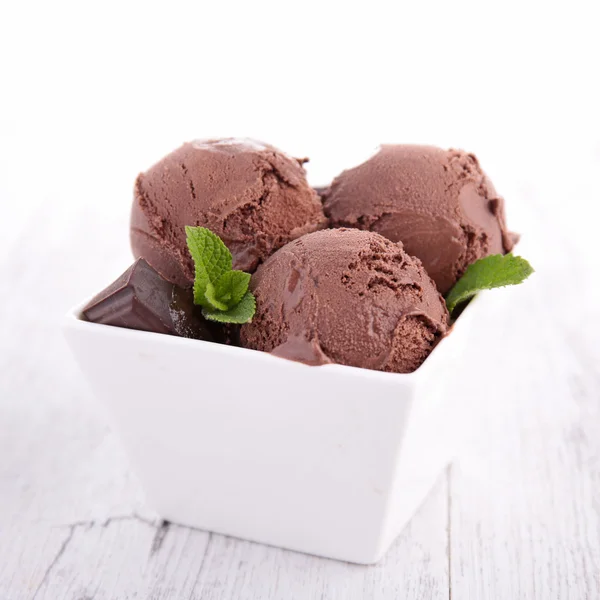 Glace au chocolat — Photo