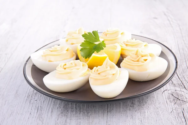 Egg and mayonnaise — Stock Photo, Image