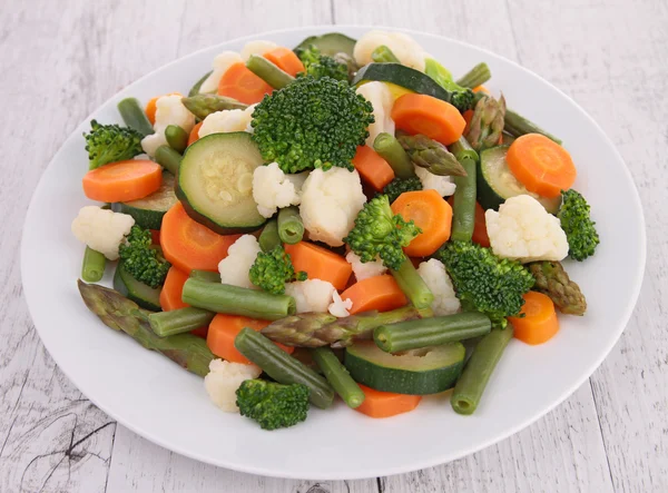 Plate of vegetables — Stock Photo, Image