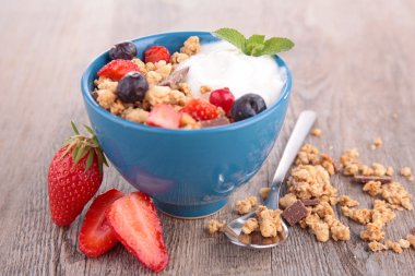 kase müsli ve berry