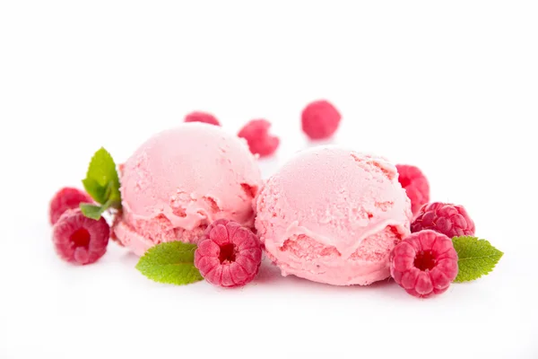 野莓冰淇淋 — 图库照片