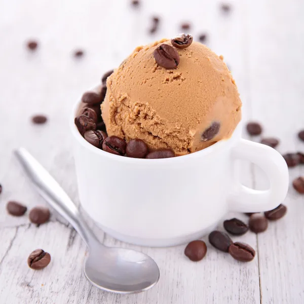 커피 아이스크림 — 스톡 사진