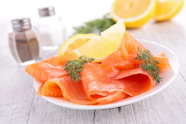 Salmone affumicato — Foto Stock