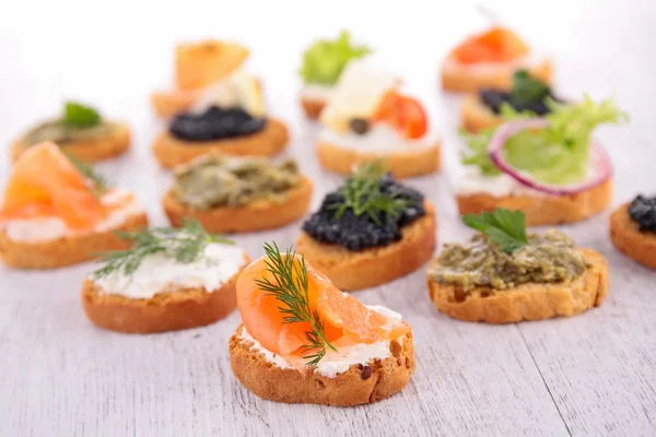 Fresh canape — 스톡 사진