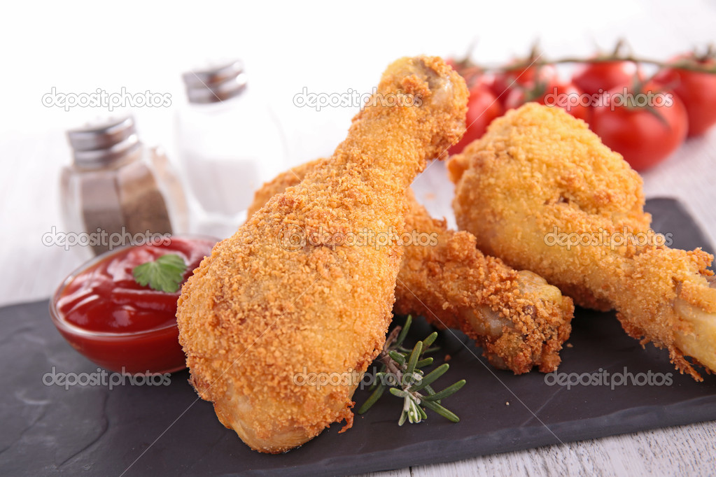 Fried chicken leg