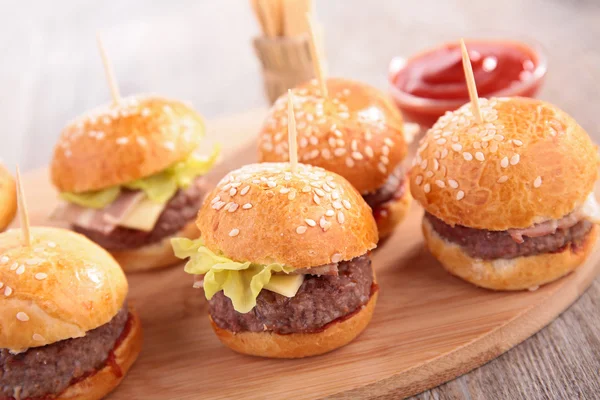 Few Hamburgers — Stock Photo, Image