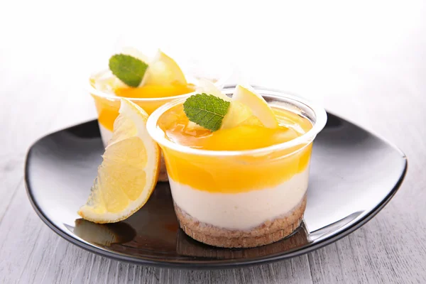 Citroen dessert — Stockfoto