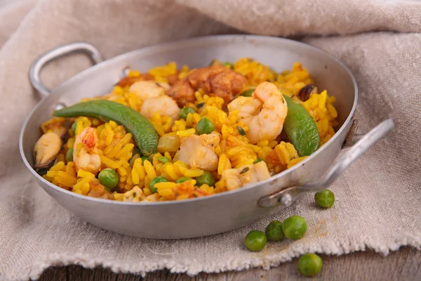 Färska paella — Stockfoto