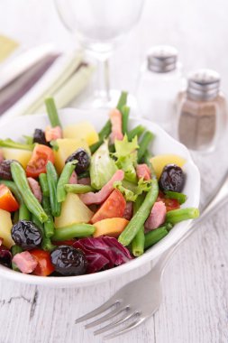 yeşil fasulye salatası