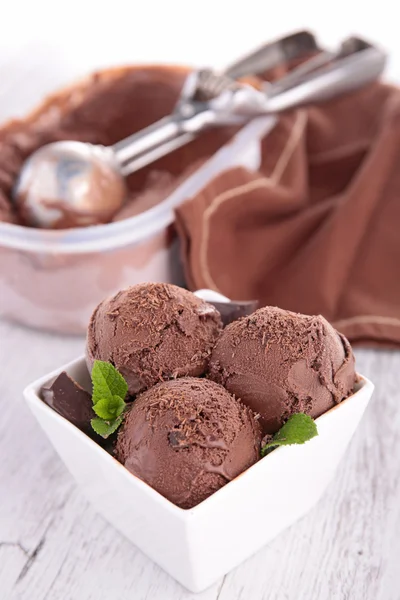 Gelato al cioccolato — Foto Stock