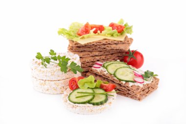 Mısır ve pirinç krakeri çeşitleri