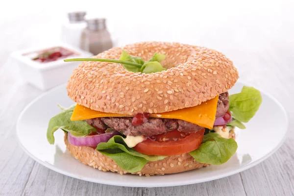 Leckerer Hamburger — Stockfoto