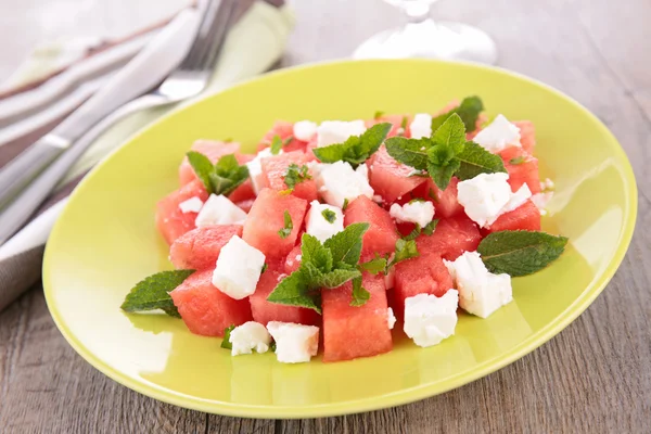 Ensalada con sandía —  Fotos de Stock