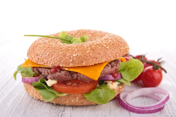 Smakelijke hamburger — Stockfoto