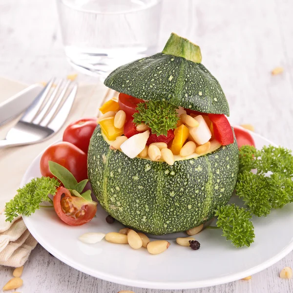 Stuffed courgette — Stock Photo, Image