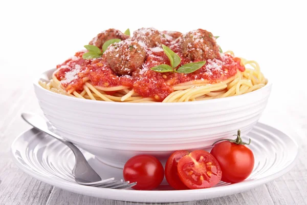 Talerz spaghetti — Zdjęcie stockowe