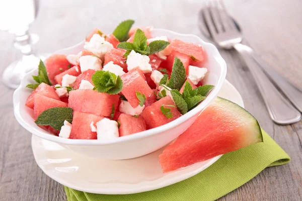 Watermelon salad — Stock Photo, Image