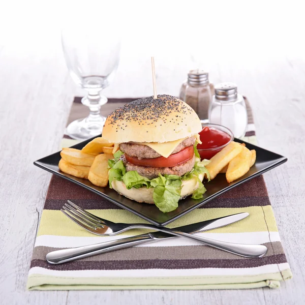 Leckerer Hamburger — Stockfoto