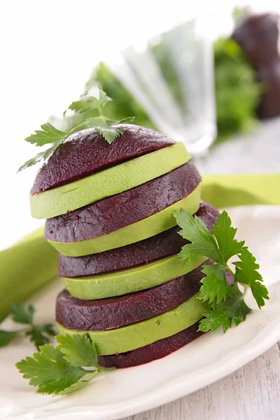 Salada de beterraba criativa — Fotografia de Stock