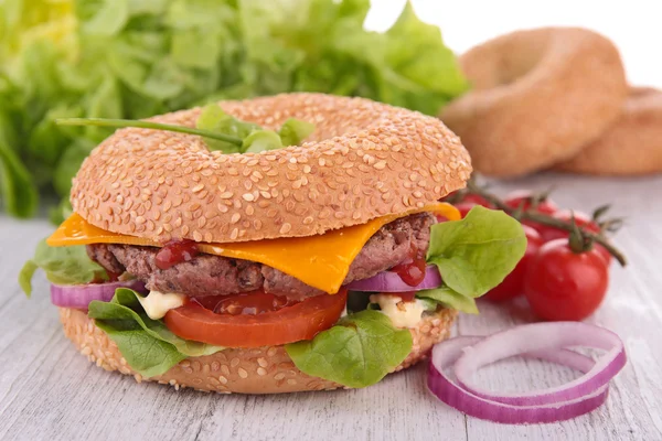 Tasty  hamburger — Stock Photo, Image
