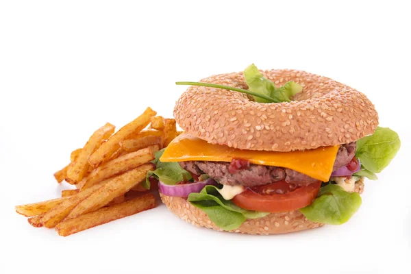 Smakelijke hamburger — Stockfoto